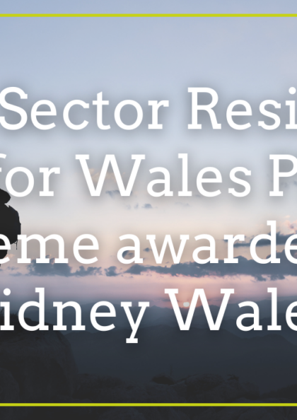 Third Sector Resilience Fund for Wales Phase 3 Scheme awarded to Kidney Wales