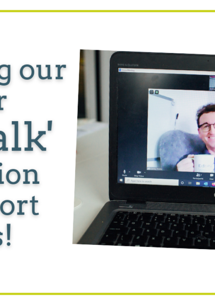 Introducing our ‘Let’s Talk’ information and support drop in sessions