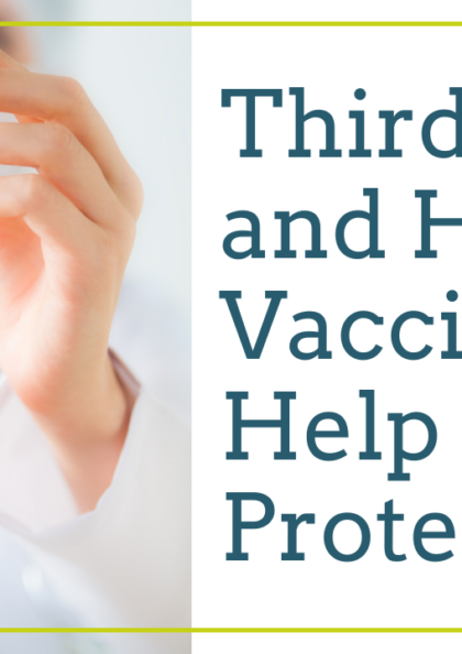 Third Doses and How the Vaccines Help to Protect