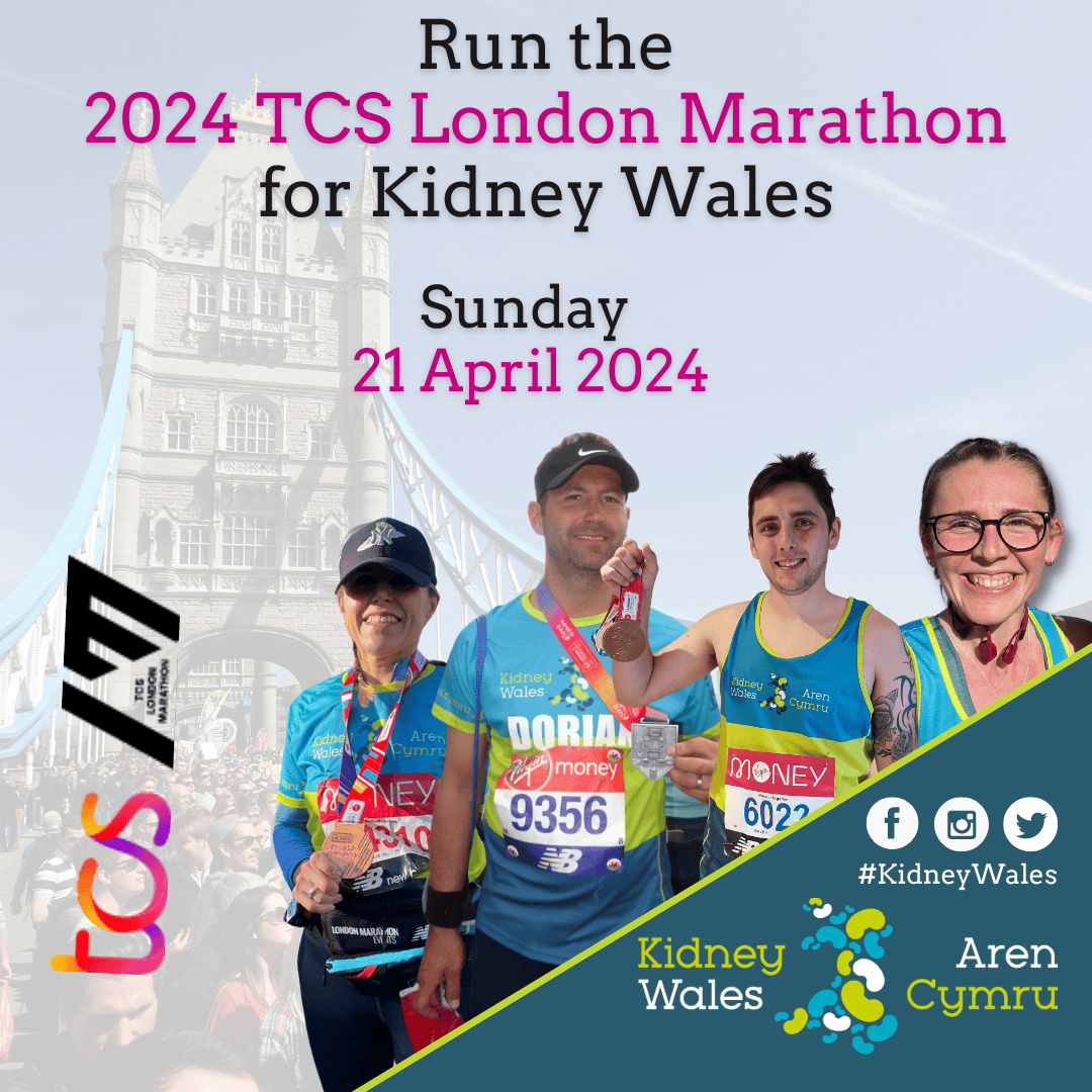 TCS London Marathon 2024 Kidney Wales