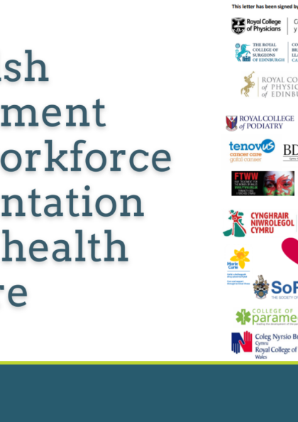 Welsh government national workforce implementation plan for health and care