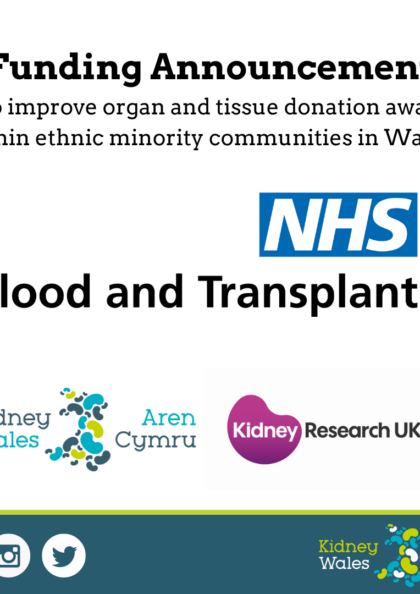 NHSBT, Kidney Wales &#038; Kidney Research UK Collaborate for new project