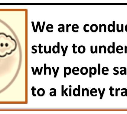 Invitation for participation in a research study