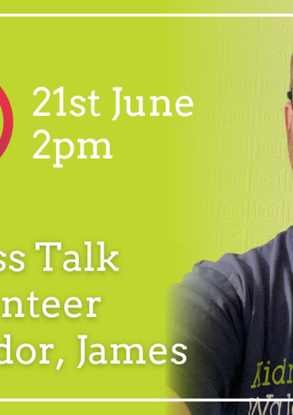 Kidney Wales Ambassador is hosting a talk at gofod3