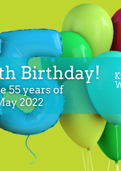 We turned 55 in May, and you’ve been helping us mark the occasion!