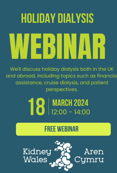 Holiday Dialysis Information Webinar &#8211; 18th March 2024