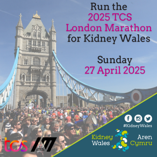 Join Team Kidney Wales in 2025 and take on the iconic TCS London Marathon!