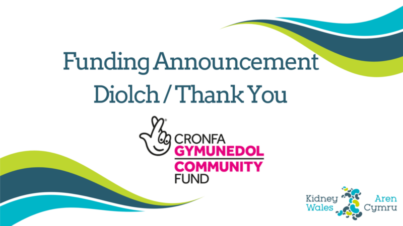 Kidney Wales Awarded National Lottery Community Fund Grant to Deliver Vital Financial Advice Project