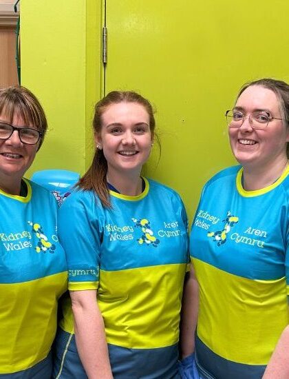 Team of Children’s Kidney Unit nurses take on Brecon Carreg CDF 10K for Kidney Wales