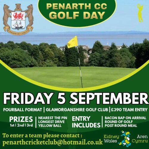 Penarth Cricket Club Charity Golf Day – Supporting Kidney Wales