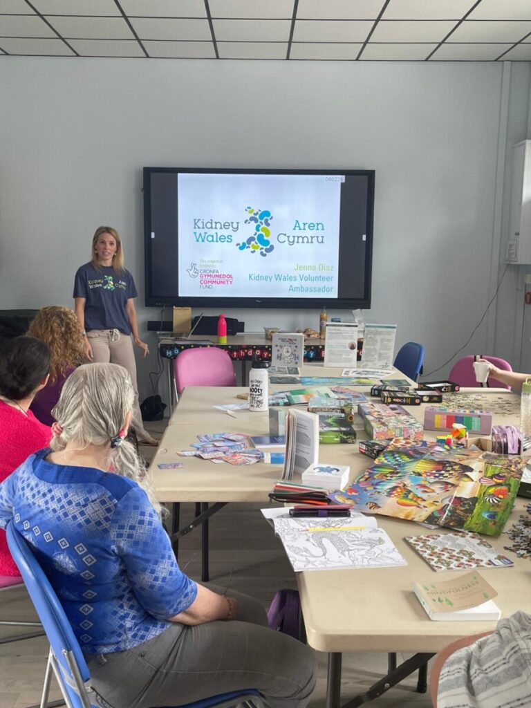 Kidney Wales Awareness talk delivered by Jenna at Lalestone community church