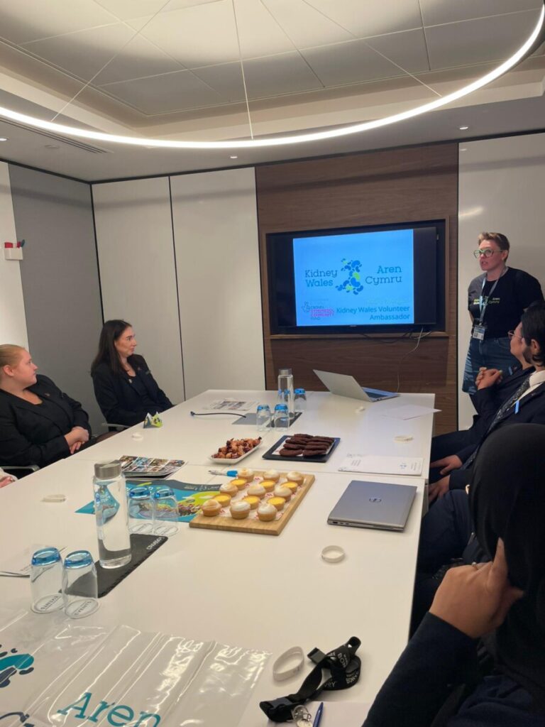 Kidney Wales Awareness talk for the Marriott Hotel Cardiff
