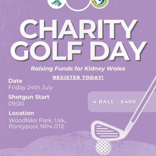 Marketing Purks Announces 3rd Annual Charity Golf Day in Support of Kidney Wales
